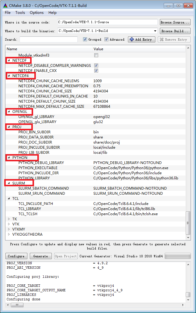 VTK7.1+CMake+VS2010编译-012